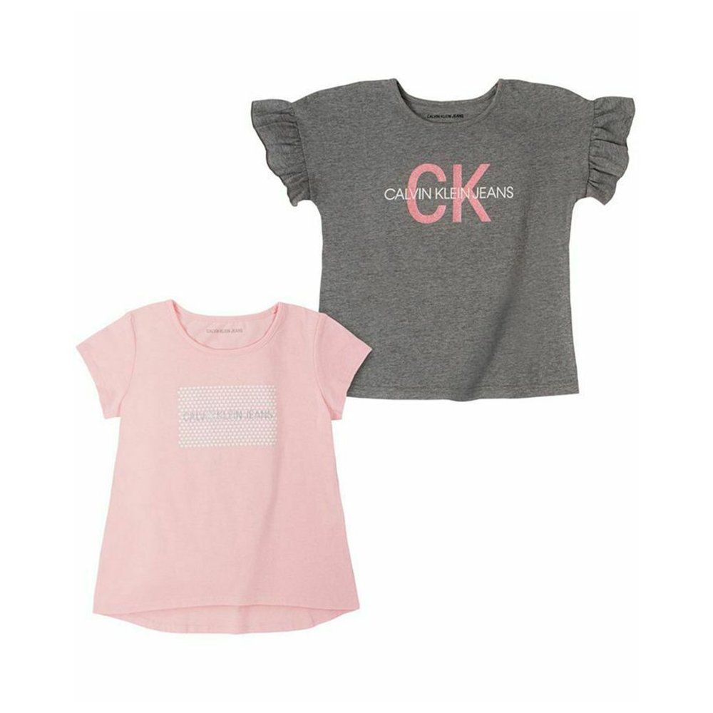 Girls' 2 Pack Short Sleeve Graphic Tees
